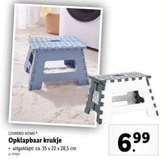 Lidl LIVARNO HOME Opklapbaar krukje aanbieding