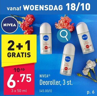 NIVEA Deoroller 3 x 50 ml