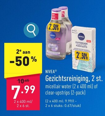 ALDI NIVEA Gezichtsreiniging aanbieding