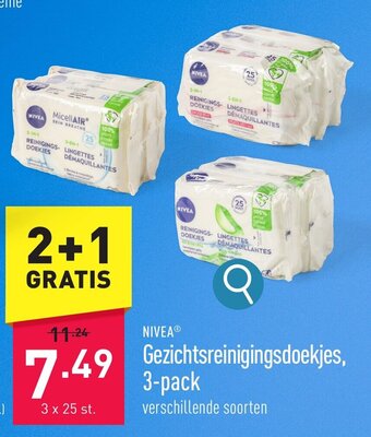 ALDI NIVEA Gezichtsreinigingsdoekjes aanbieding