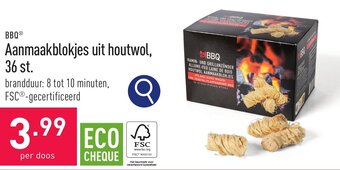 ALDI BBQ Aanmaakblokjes uit houtwol aanbieding