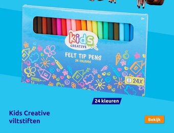 Action Kids Creative viltstiften aanbieding