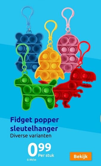 Fidget popper sleutelhanger