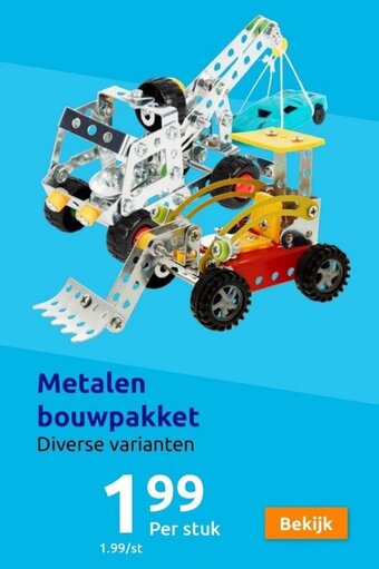 Action Metalen bouwpakket aanbieding