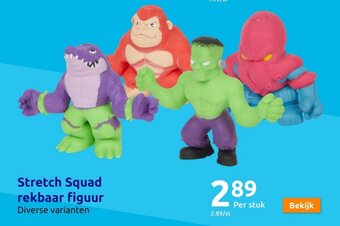 Action Stretch Squad rekbaar figuur aanbieding