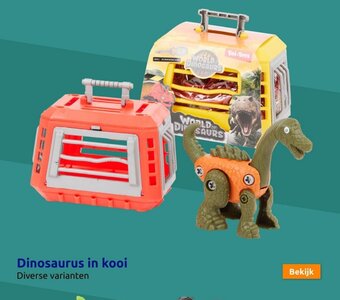 Dinosaurus in kooi