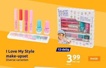 Action I Love My Style make-upset aanbieding