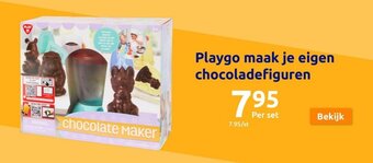 Action Playgo maak je eigen chocoladefiguren aanbieding