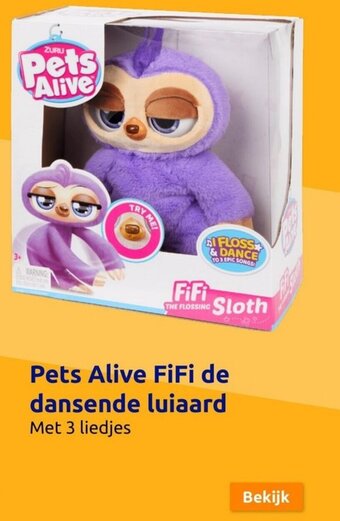 Pets Alive FiFi de dansende luiaard