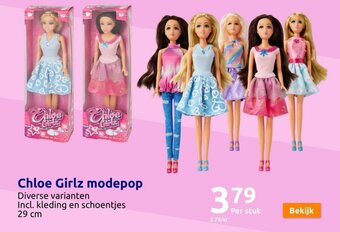 Action Chloe Girlz modepop aanbieding