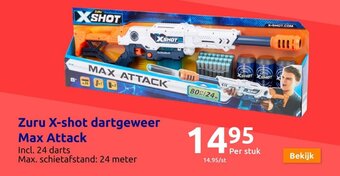 Action Zuru X-shot dartgeweer Max Attack aanbieding
