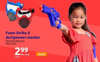 Foam Strike X dartgeweer-masker