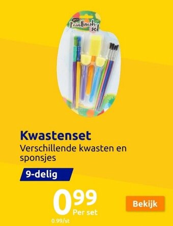 Action Kwastenset aanbieding