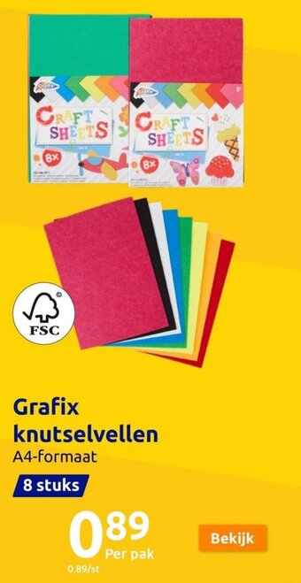 Action Grafix knutselvellen aanbieding