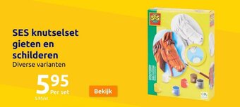 Action SES knutselset gieten en schilderen aanbieding