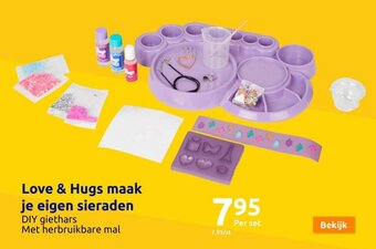 Action Love & Hugs maak je eigen sieraden aanbieding