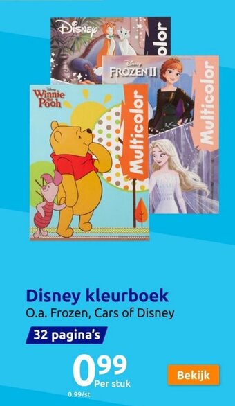 Action Disney kleurboek aanbieding