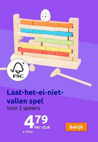Laat-het-ei-niet-vallen spel