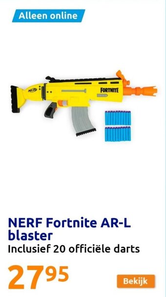 Action NERF Fortnite AR-L blaster aanbieding