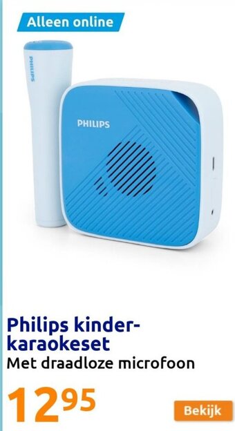 Action Philips kinder-karaokeset aanbieding