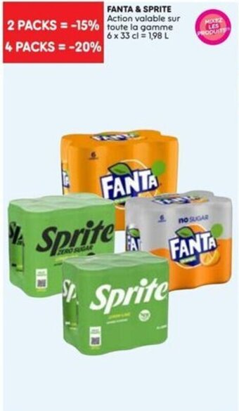 Leader Price FANTA & SPRITE 1,98 L aanbieding