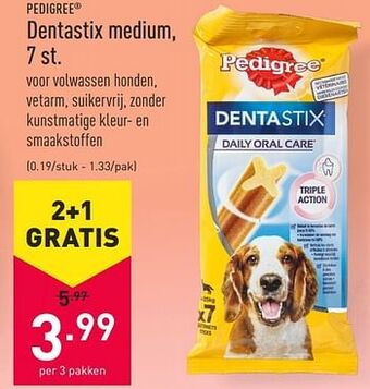 ALDI Dentastix medium aanbieding