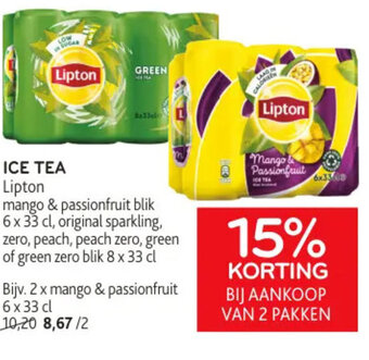 Alvo Lipton ICE TEA aanbieding