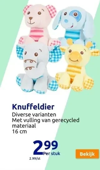 Action Knuffel aanbieding