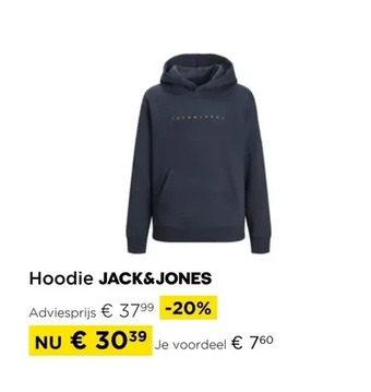 Molecule Hoodie jack&jones aanbieding