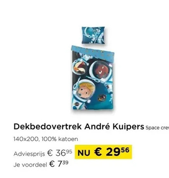 Molecule Dekbedovertrek andré kuipers space crew aanbieding