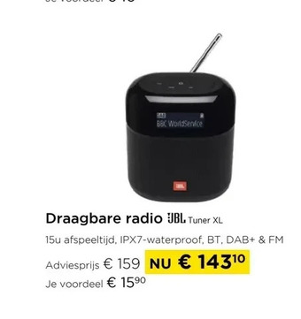 Molecule Draagbare radio aanbieding