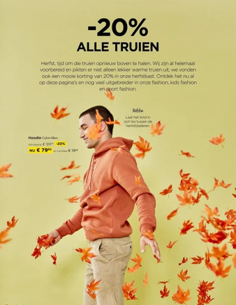 Molecule Hoodie calvin klein aanbieding