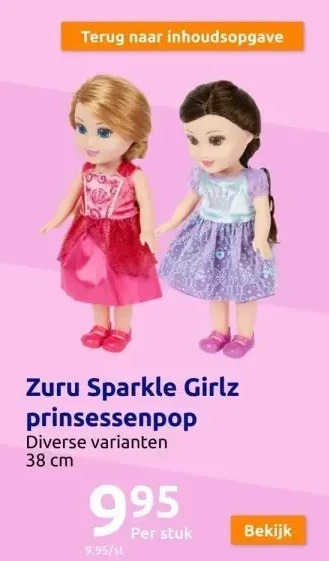 Action Disney princess pop aanbieding
