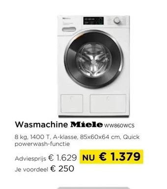 Molecule Wasmachine aanbieding