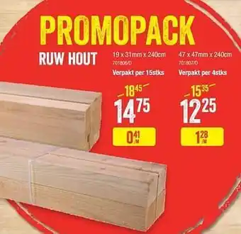 HandyHome Ruw hout promopack aanbieding