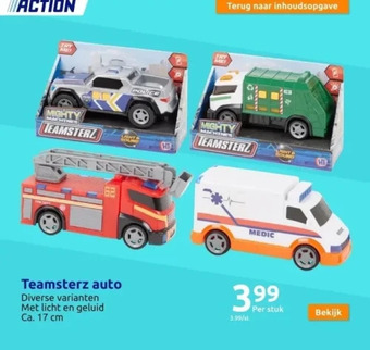 Action Hti teamsterz auto aanbieding