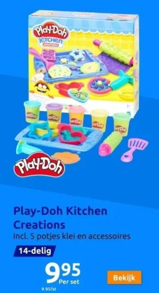 Action Play-doh kleiset cookie creations aanbieding