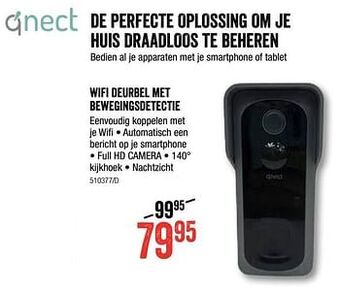 HandyHome Wifi deurbel met bewegingsdetectie aanbieding
