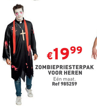 Trafic ZOMBIEPRIESTERPAK VOOR HEREN aanbieding