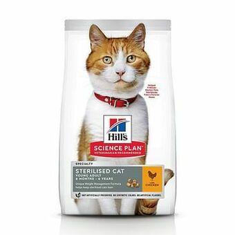 Zooplus 10kg Young Adult Sterilised Cat Kip Hill’s Science Plan Kattenvoer aanbieding