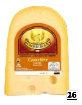 Colruyt Grimbergen abdijkaas Caractère sneetjes 300 g aanbieding