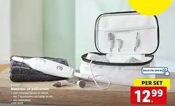 Lidl Sanitas manicure- en pedicureset aanbieding