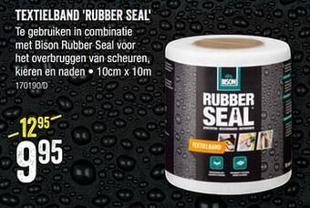 Textielband rubber seal