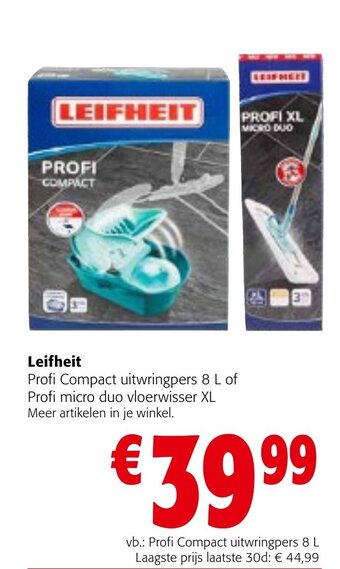 Colruyt Leifheit aanbieding