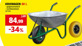 Hubo KRUIWAGEN 90 L aanbieding