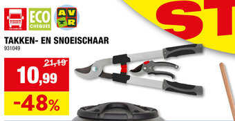 Hubo TAKKEN- EN SNOEISCHAAR aanbieding