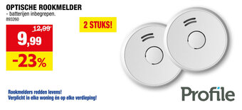 Hubo OPTISCHE ROOKMELDER aanbieding