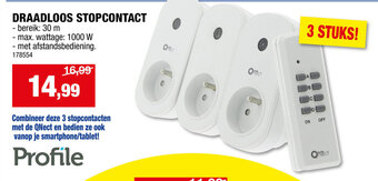 Hubo DRAADLOOS STOPCONTACT aanbieding