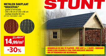 Hubo METALEN DAKPLAAT "BRICOTUIL" aanbieding