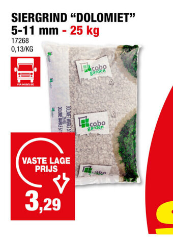 Hubo SIERGRIND "DOLOMIET" aanbieding